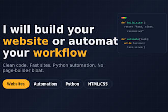 build a fast, clean business website without page builders