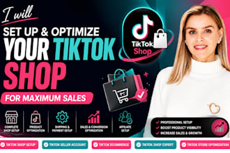 setup and optimize your tiktok shop for sales