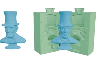design custom 3d molds for silicone, resin, and cnc
