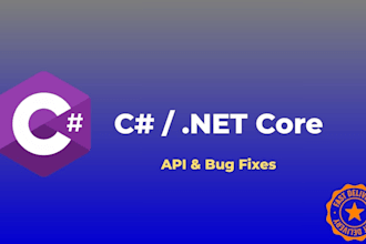 fix bugs or create rest API endpoints in csharp dotnet core