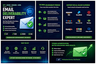 setup spf dkim dmarc and fix email deliverability