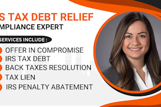 help with irs offer in compromise, tax debt relief and irs negotiation