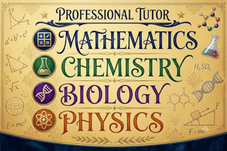 assist you in biology, physics, chemistry and math test