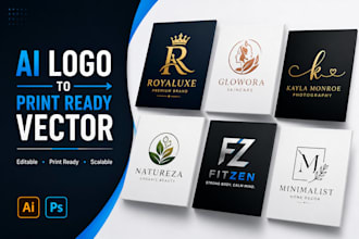 redo, retouch, remade and cleanup logo