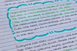 write anything in neat and beautiful handwriting