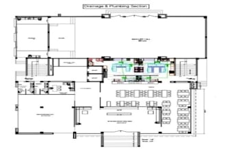 create autocad plumbing and drainage drawing