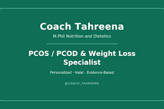 create a personalized pcos pcod diet plan for weight loss