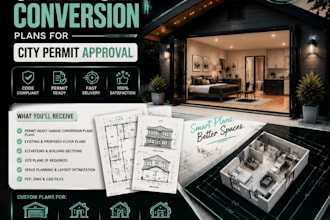 design adu, jadu, garage conversion and home addition plans