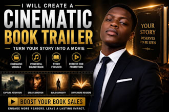 produce a stunning book trailer to promote your book
