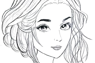 create custom pencil sketch