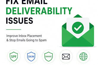 fix email deliverability issues with spf, dkim, dmarc, and dns records