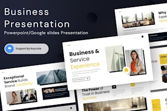 design high end business powerpoint executive presentation, slide and pitch deck