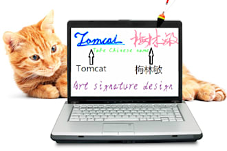 take a Chinese name, and artistic signature
