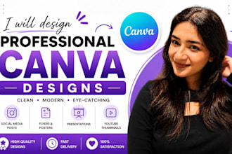 design professional canva templates for your brand