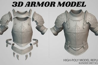 sculpt wearable 3d cosplay armor model 3d cosplay creation 3d mask stl printing