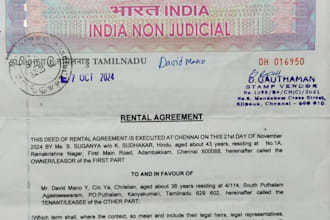 draft and review contracts and agreements under indian law