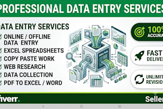 do flawless data entry and copy paste work