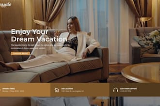 build wix website for hotels vacation rentals airbnb hosts