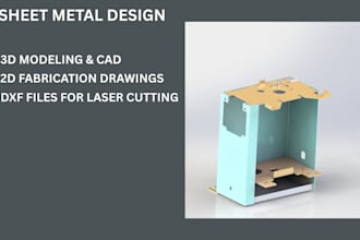 do solidworks sheet metal design and 2d fabrication drawings
