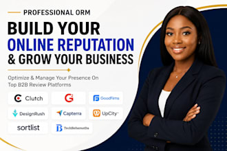 clutch g2 capterra goodfirm designrush online reputation management on profiles