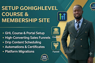 do gohighlevel course, ghl online course, gohighlevel membership, sales funnel