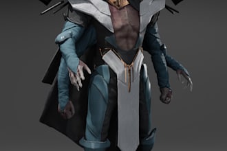 create 3d character modeling, game character, 3d avatar, cartoon character