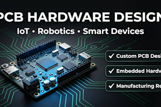 design pcb hardware for iot, robotics and smart devices