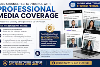 do eb1a media coverage and press release for eb1 eb2 niw