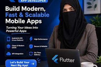 develop a flutter mobile app with firebase