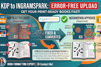 convert your KDP cover and interior formatting for ingramspark