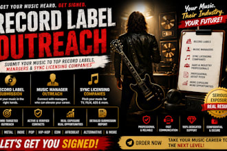 rock, record label, apple music, spotify music licensing, managers to get signed