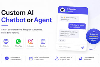 build a custom ai chatbot or agent for your website or business