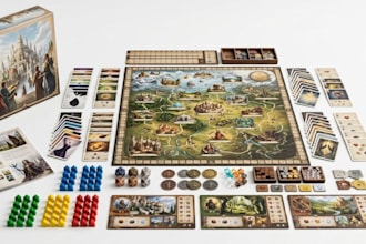 design custom board game, card game, tabletop game, box and rulebook