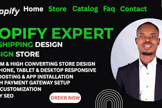 be your shopify developer and dropshipping expert