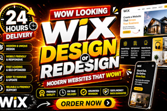 wix redesign wix design wix website wix booking wix development build wix site