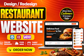 create a wordpress restaurant website with online food ordering