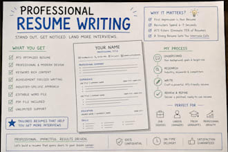 write a professional resume