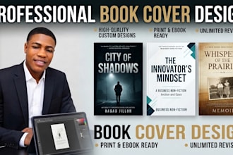 design a professional book cover