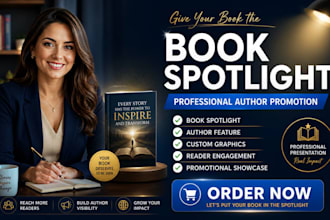 feature your book with an engaging author spotlight  event