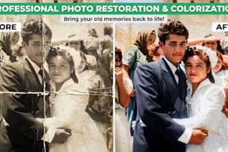 professionally restore and colorize old photos