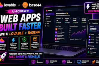 build, fix and improve web apps with lovable ai, base44, rork ai, supabase