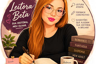 ser sua leitora beta em portugues