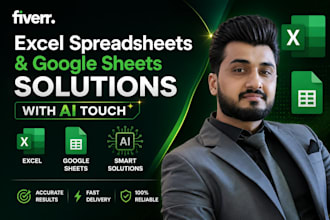 create professional excel spreadsheets and google sheets solutions