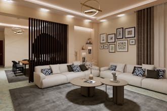 redesign your house in a professional way with a realistic 3d render