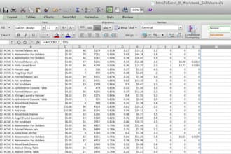 clean and format your excel or csv data for easy processing