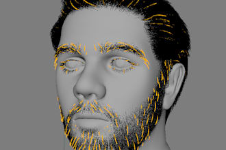 do realistic hair groom, 3d hair model metahuman hair with xgen hair
