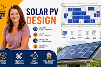 solar pv permit drawing, solar panel layout, single line solar diagram, solar ca
