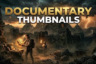 design documentary and history youtube thumbnails