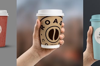 do creative paper cup packaging design
