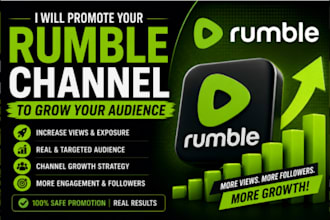 promote your rumble videos with organic audience marketing